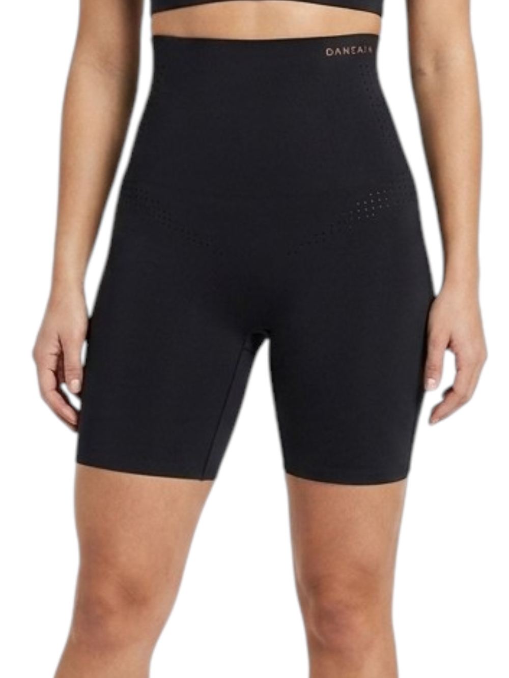 Danskin Hi-Waist Scuba Shaping Shorts Black Size Large NWT Compression Shapewear